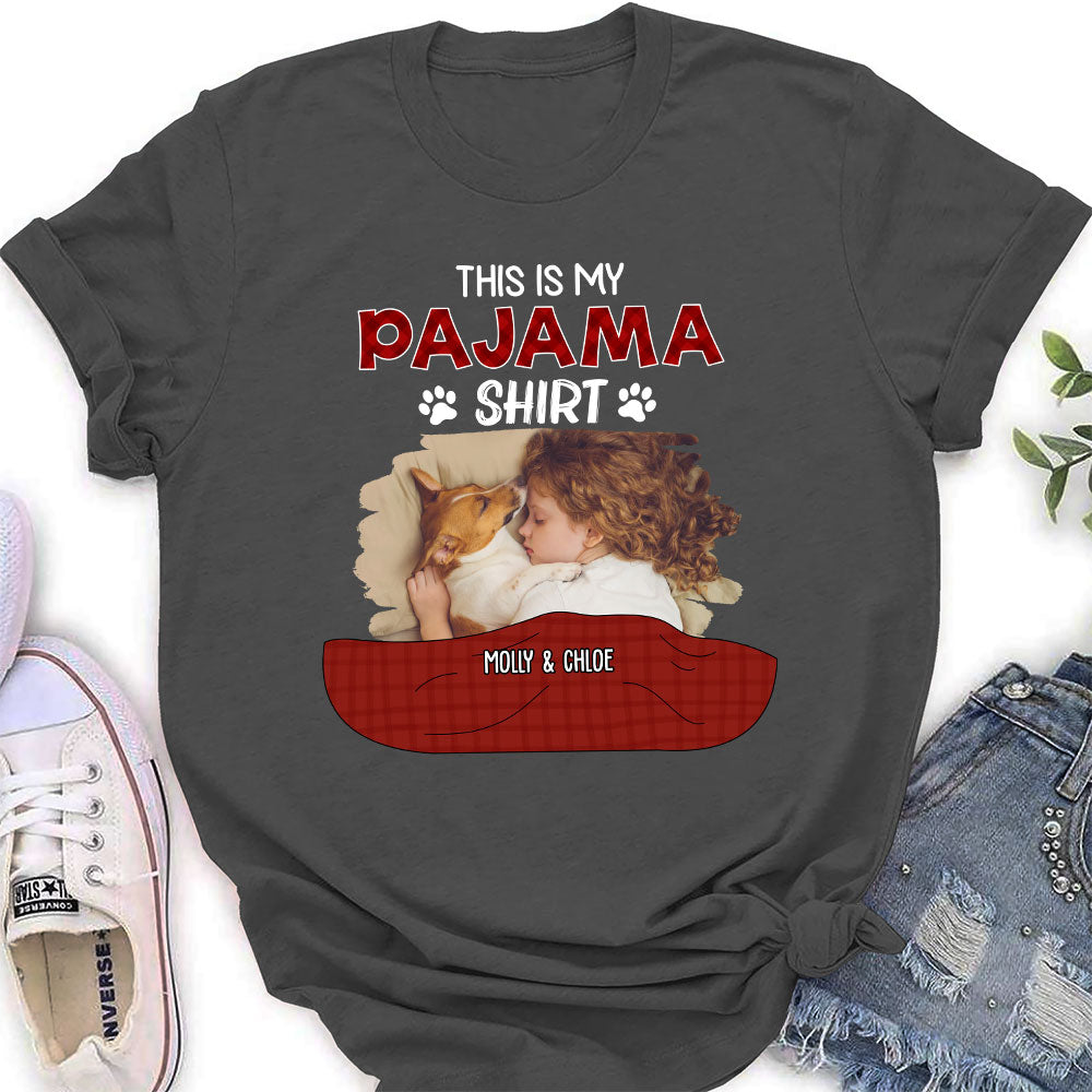 Personalized Custom Women's Pajama-Style Photo T-shirt - Version 3