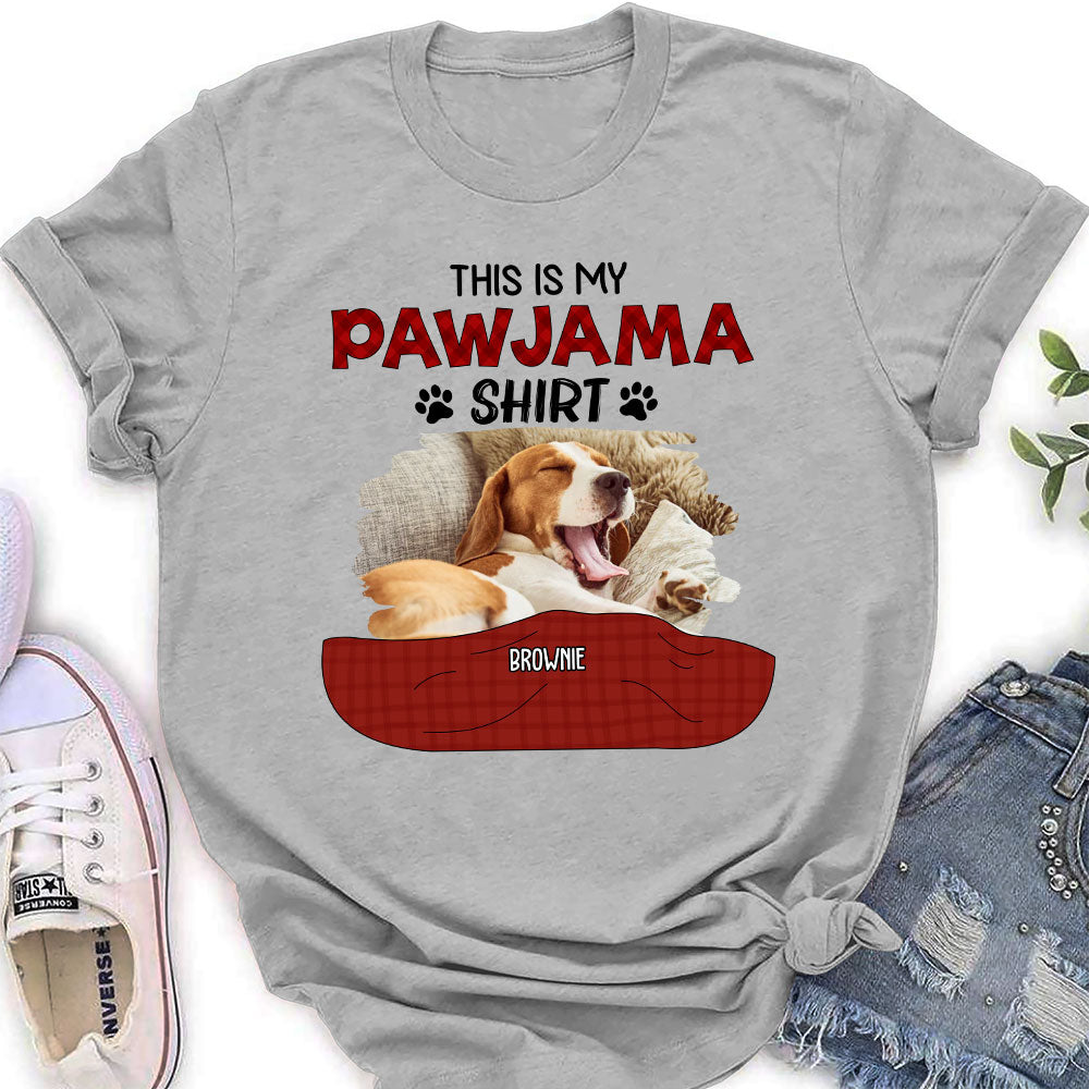Personalized Custom Women's Pajama-Style Photo T-shirt - Version 3