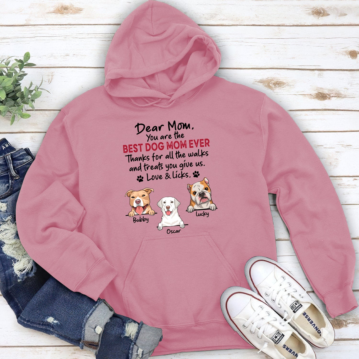 Walks And Treats - Customizable Personalized Pet Lover Hoodie