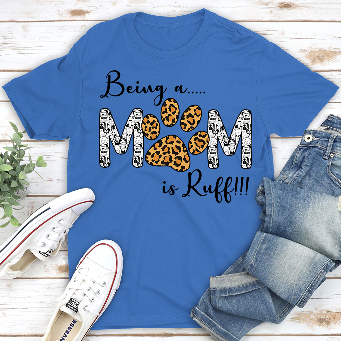 Ruff Mom Life - Classic Pet Lover T-shirt