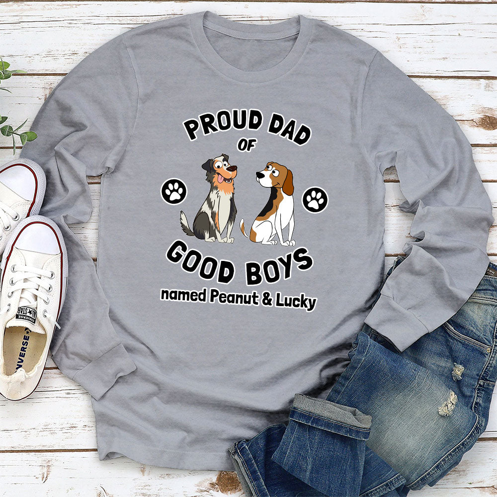 Proud Pet Owner Personalized Long Sleeve Custom T-shirt