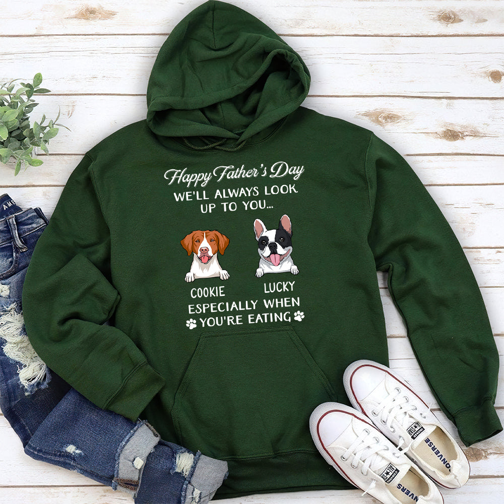 Personalized Pet Lover's Custom Hoodie - Always Look Up To You