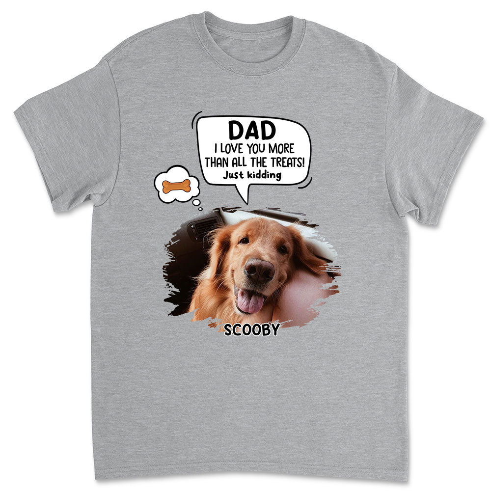 Customizable Pet Just Kidding Photo Unisex T-shirt - Ideal Gift for Pet Lovers
