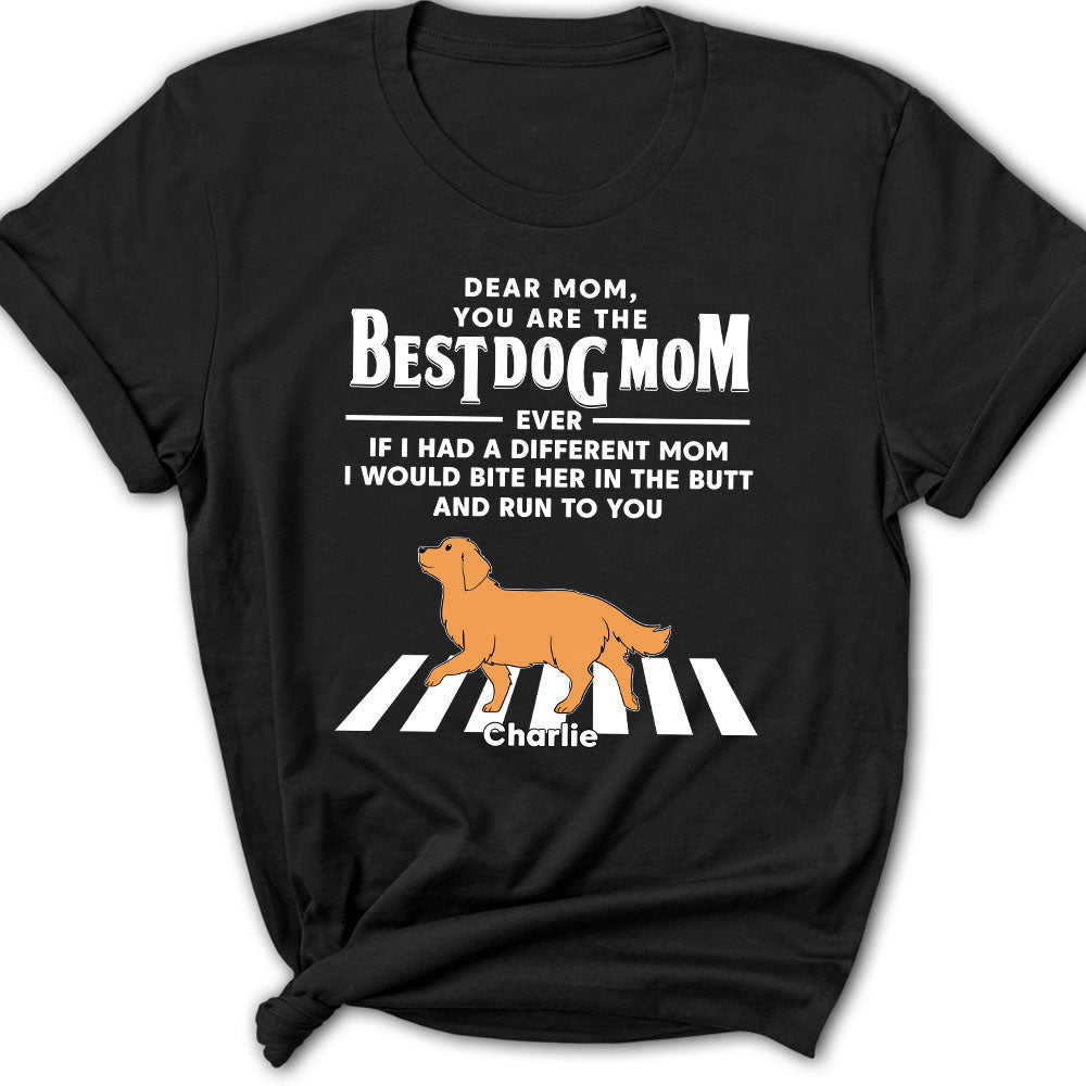 Personalized Custom Women's 'Dogs Run To You' T-shirt - Ideal Gift for Pet Lovers