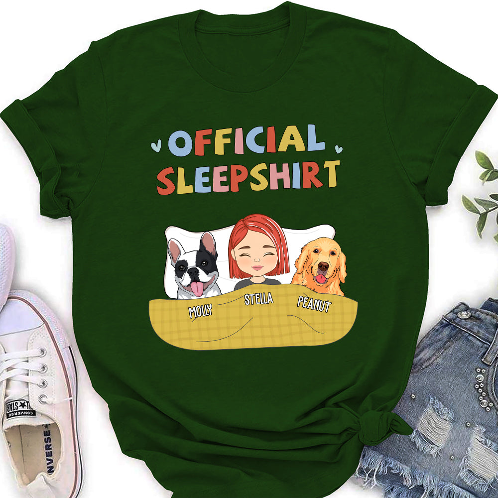 Customizable Happy Sleepshirt - Personalized Women's Pet Lover T-shirt