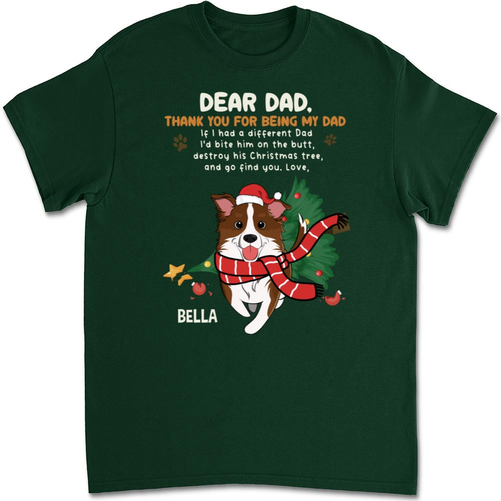 Personalized Custom Unisex Thank You T-shirt for Dad and Mom - Ideal Gift