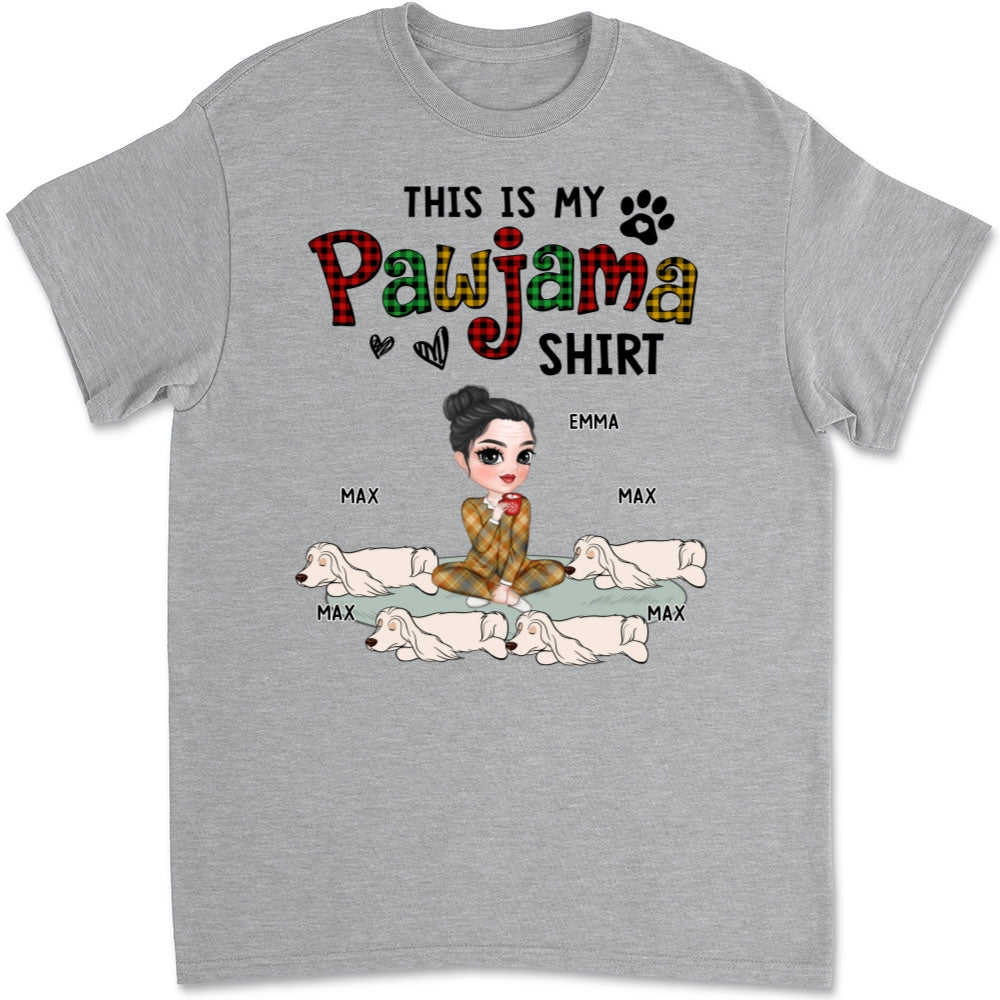 Pawjama Shirt Version 2 - Customizable Unisex Personalized T-Shirt for Pet Lovers