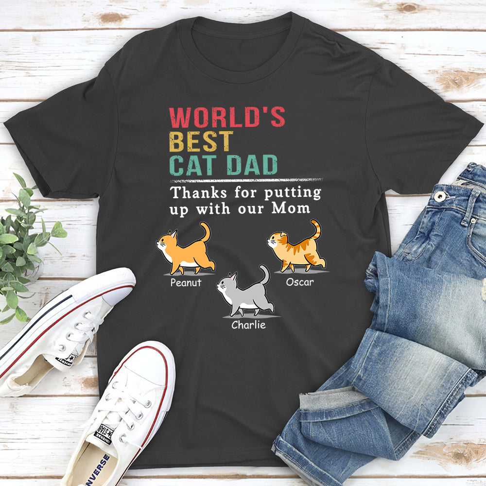 Personalized Custom Unisex Cat Mom T-shirt - A Perfect Gift for Pet Lovers