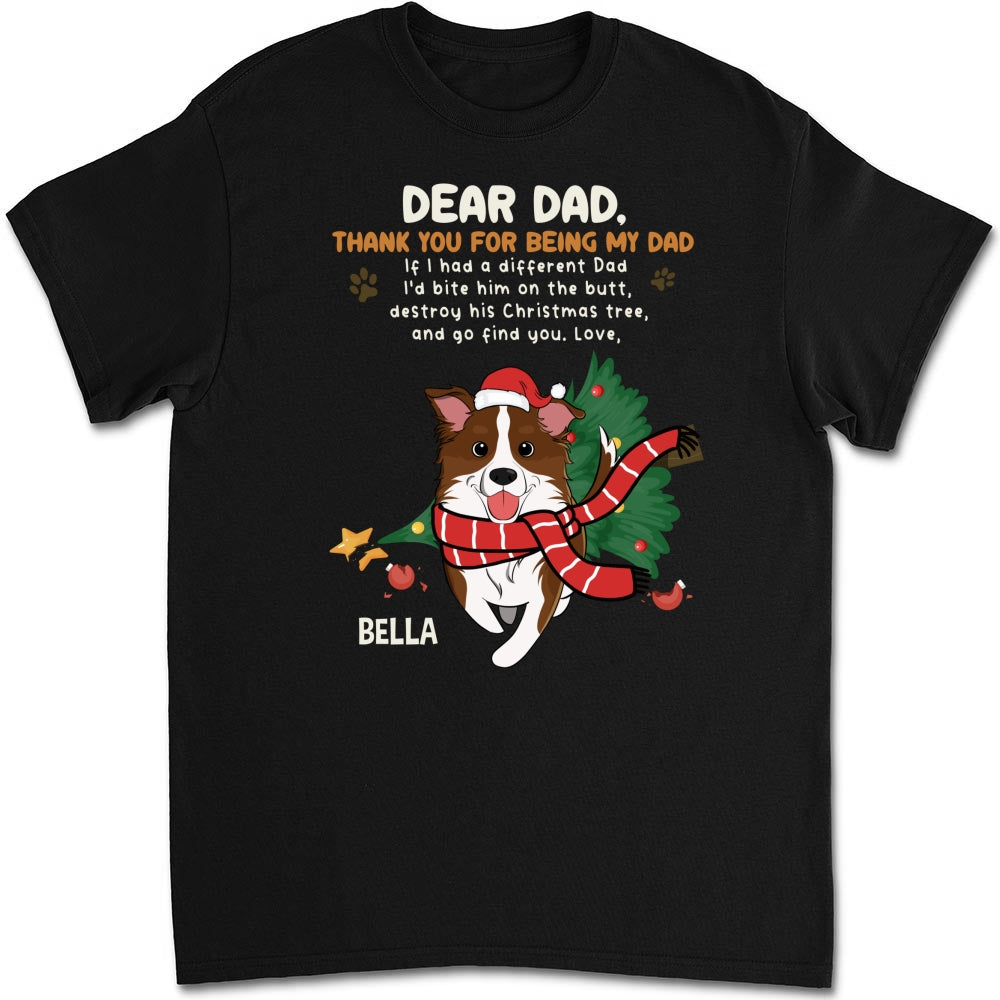 Personalized Custom Unisex Thank You T-shirt for Dad and Mom - Ideal Gift