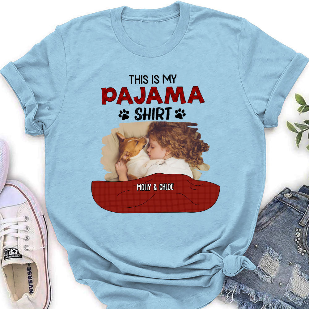 Personalized Custom Women's Pajama-Style Photo T-shirt - Version 3