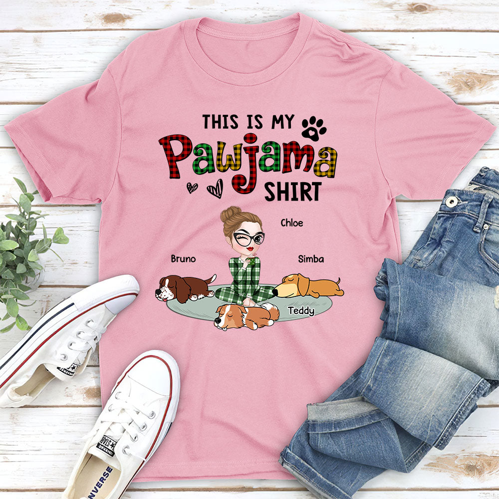 Pawjama Shirt Version 2 - Customizable Unisex Personalized T-Shirt for Pet Lovers