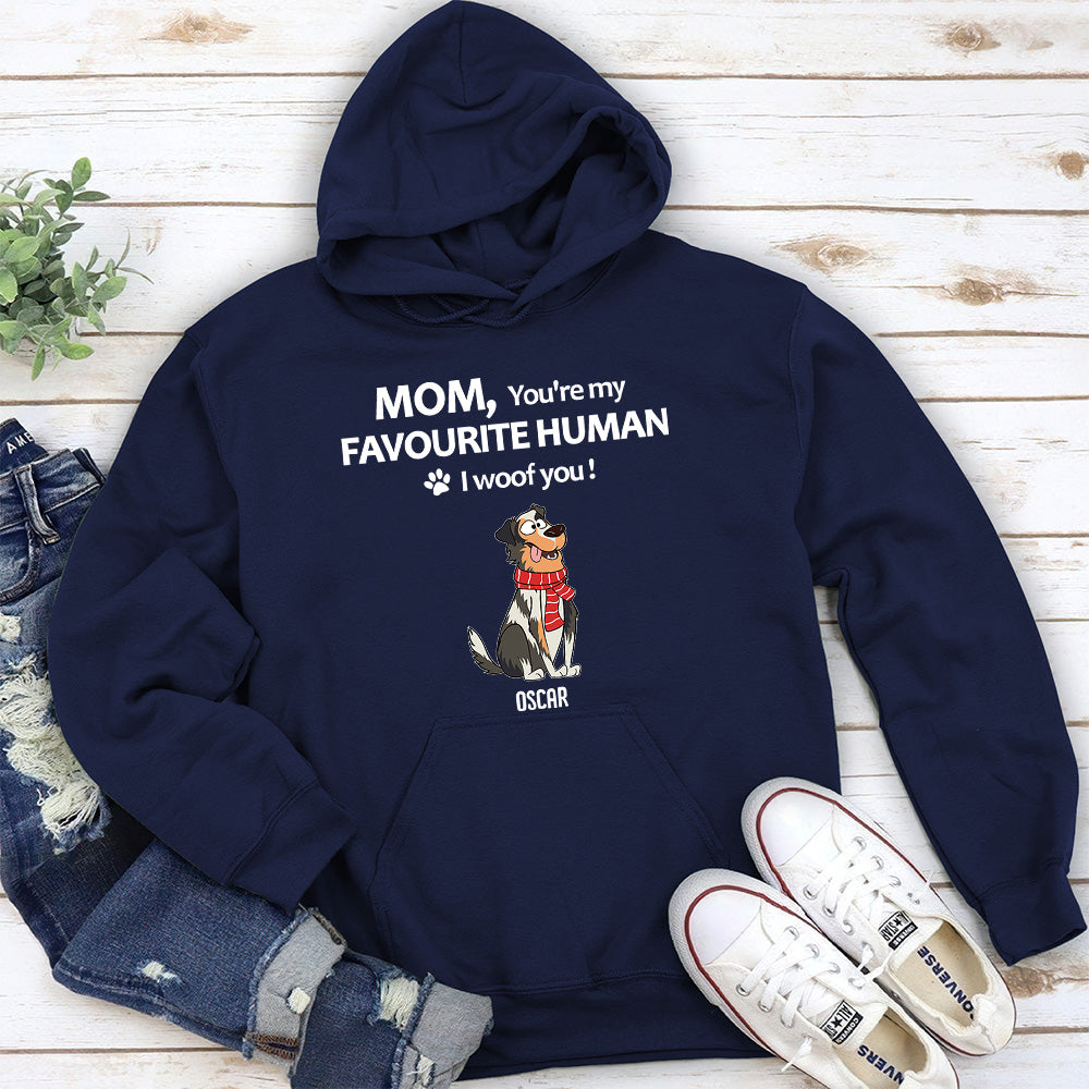 Personalized Custom 'To My Favourite Human' Hoodie - Ideal Gift for Pet Lovers