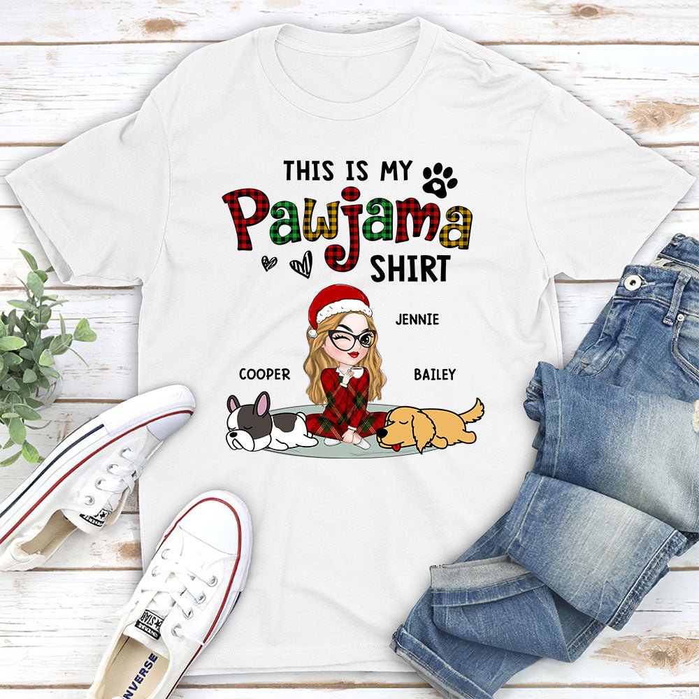 Pawjama Shirt Version 2 - Customizable Unisex Personalized T-Shirt for Pet Lovers