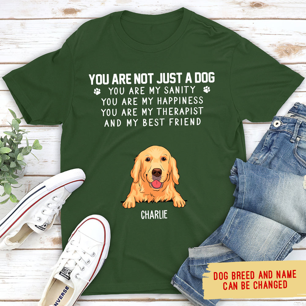 Not Just A Dog 2 - Personalized Custom Unisex Pet Lover T-shirt