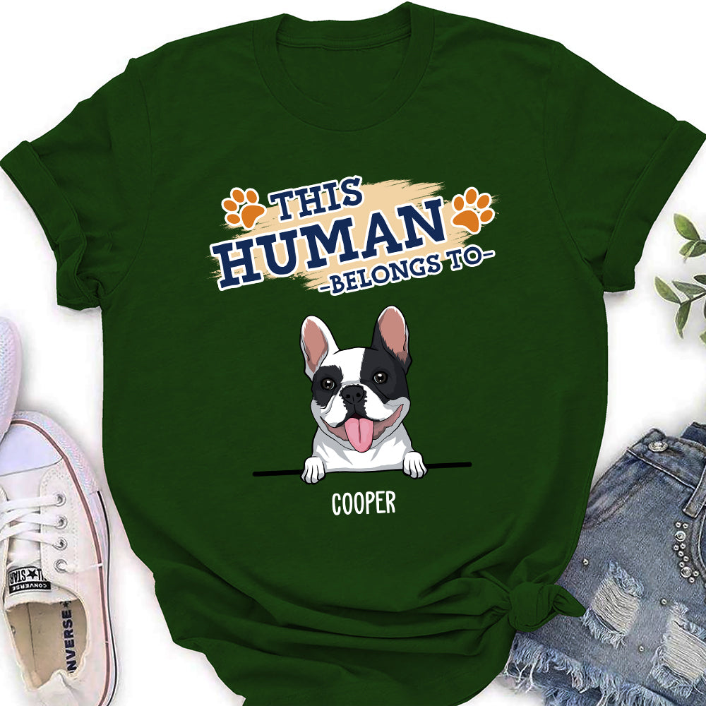 The Human 2 - Customizable Personalized Women's Pet Lover T-shirt