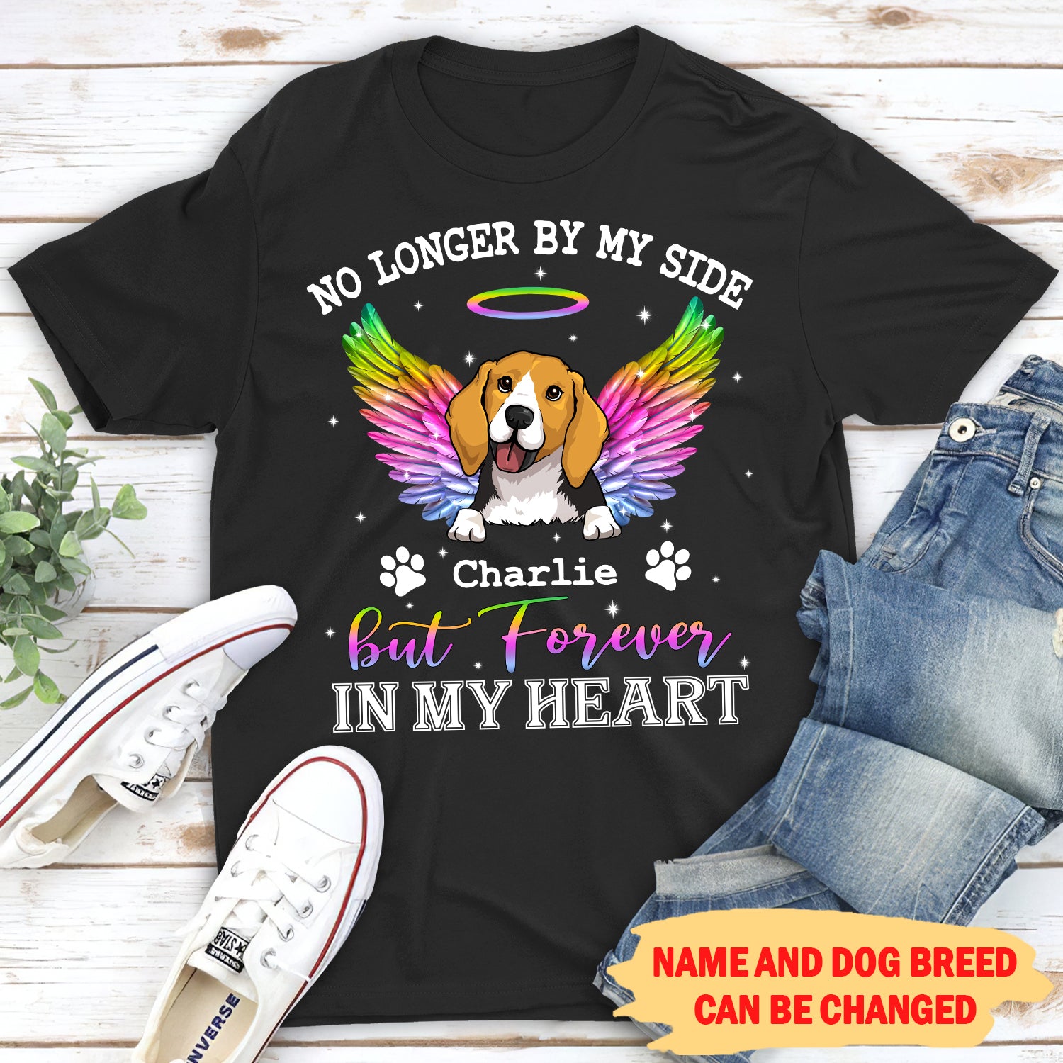 Forever in Heart: Personalized Premium Pet Lover T-shirt