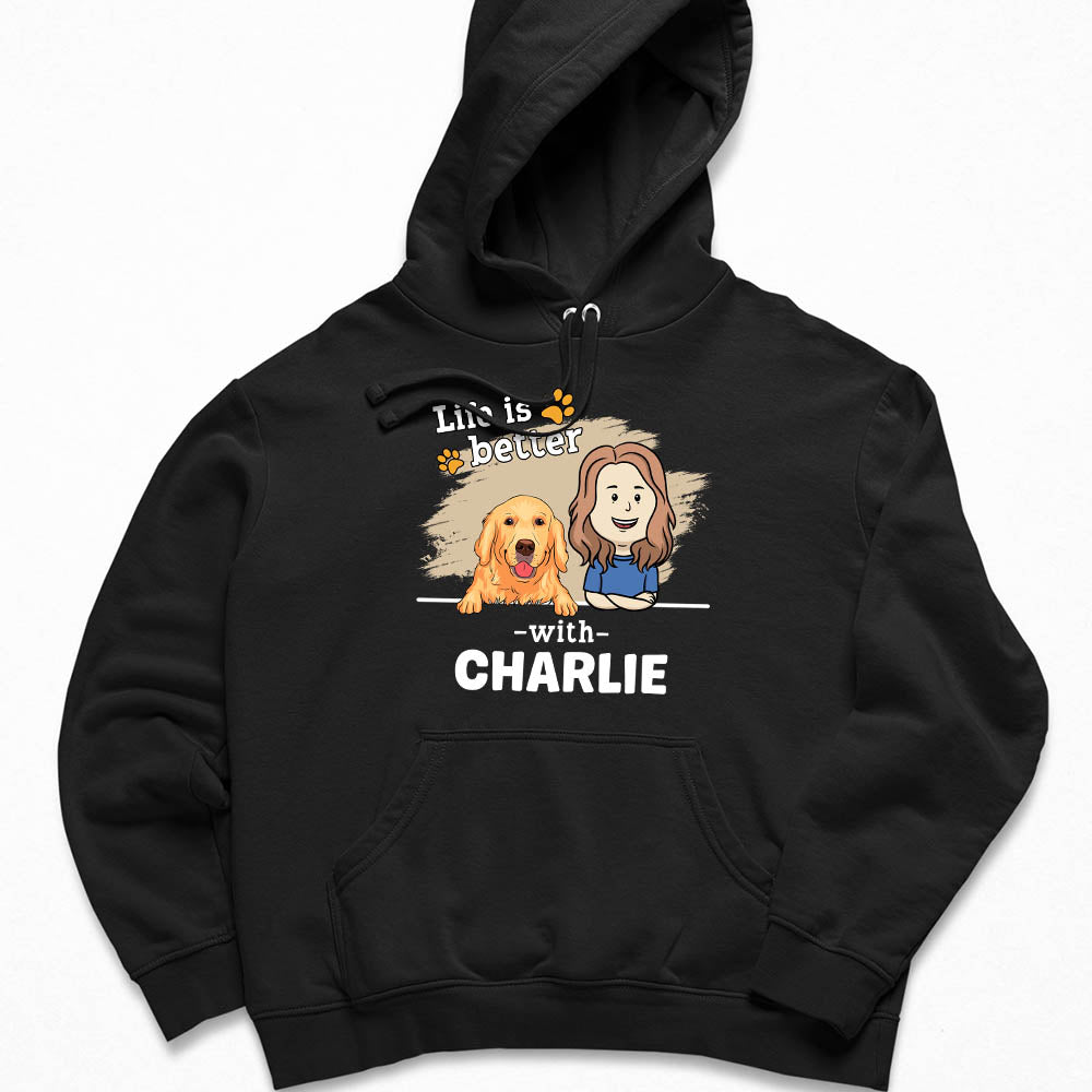 With Pet 2 - Customizable Personalized Hoodie for Pet Lovers
