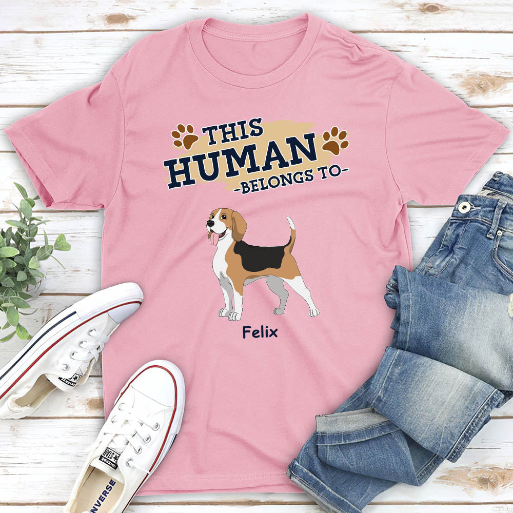 Personalized Custom Unisex Human T-shirt - Ideal Gift for Pet Lovers