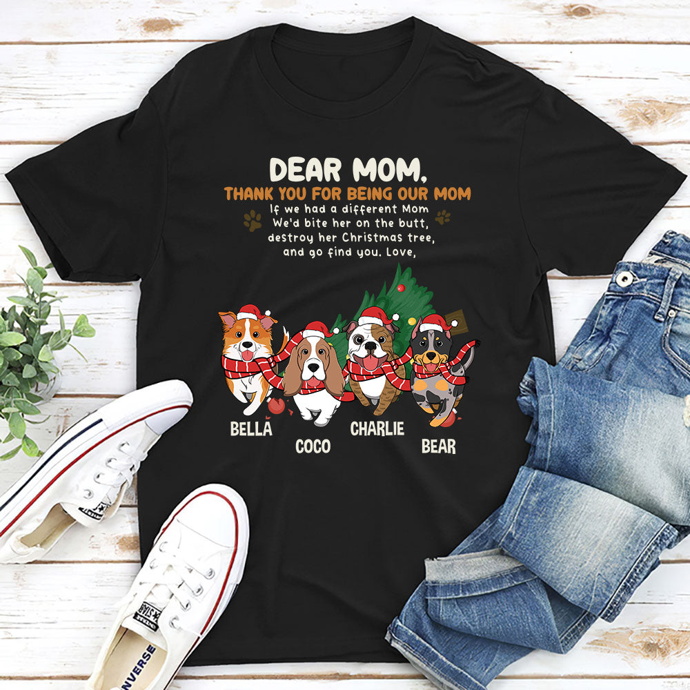 Personalized Custom Unisex Thank You T-shirt for Dad and Mom - Ideal Gift