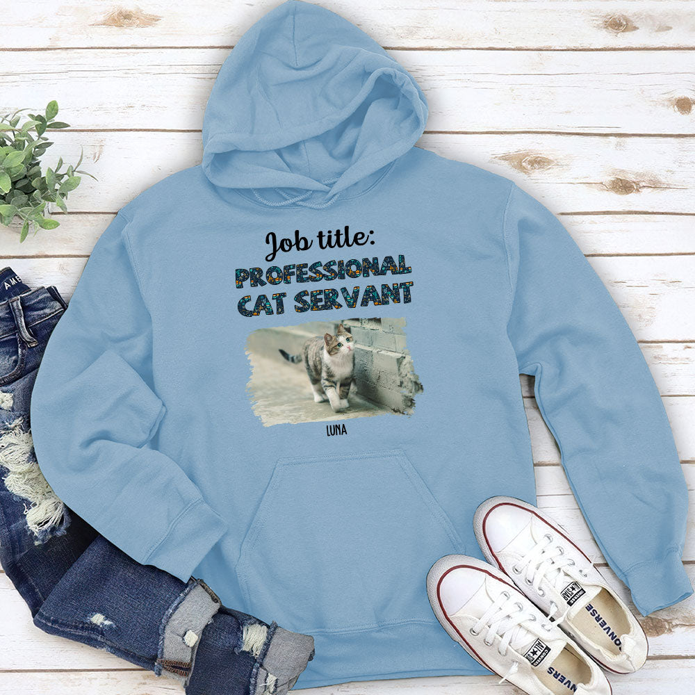Customizable Professional Cat Servant Hoodie - Ideal Gift for Pet Lovers