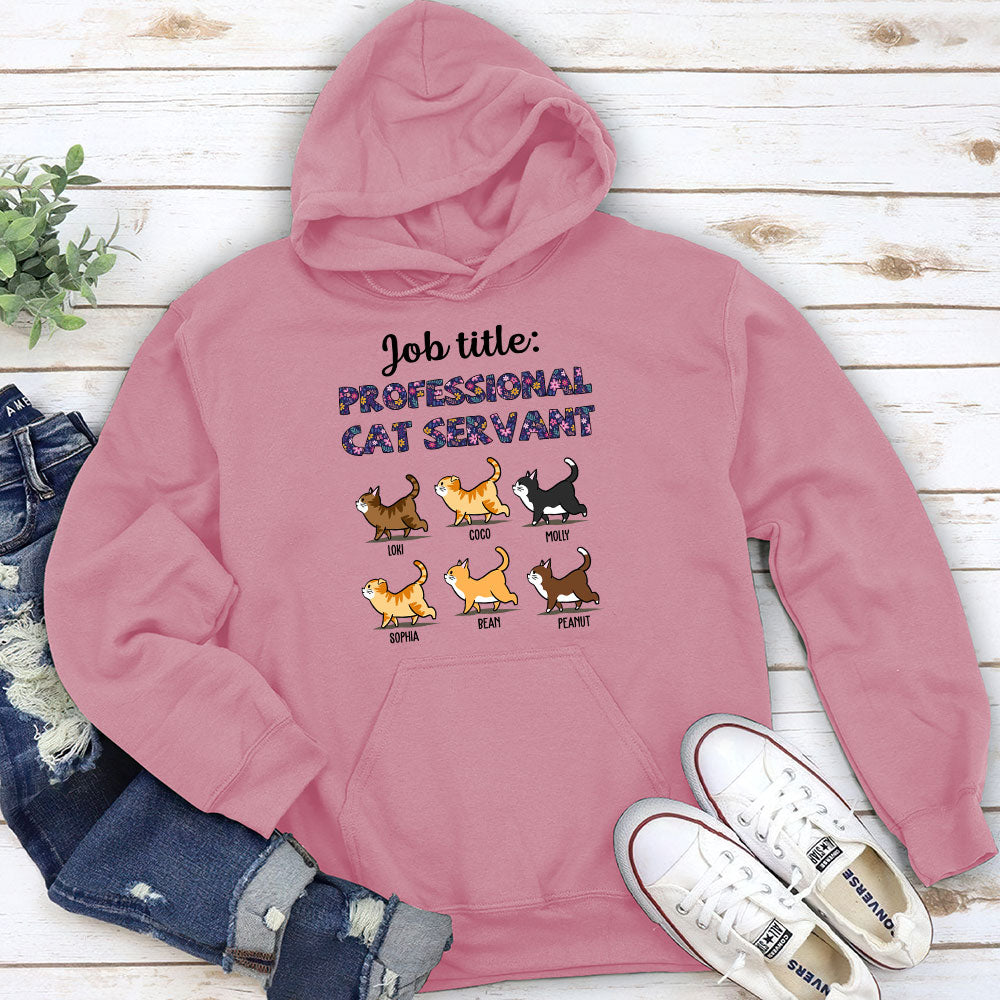 Customizable Professional Cat Servant Hoodie - Ideal Gift for Pet Lovers