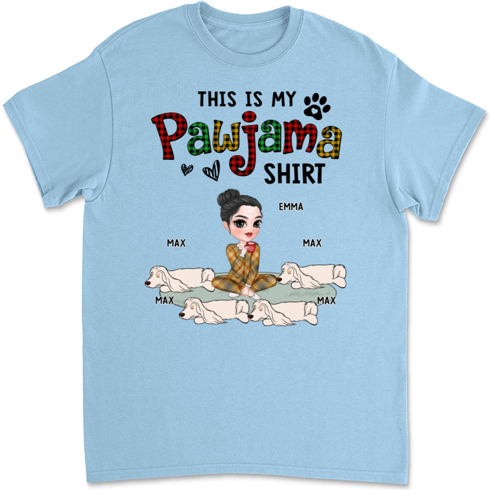 Pawjama Shirt Version 2 - Customizable Unisex Personalized T-Shirt for Pet Lovers