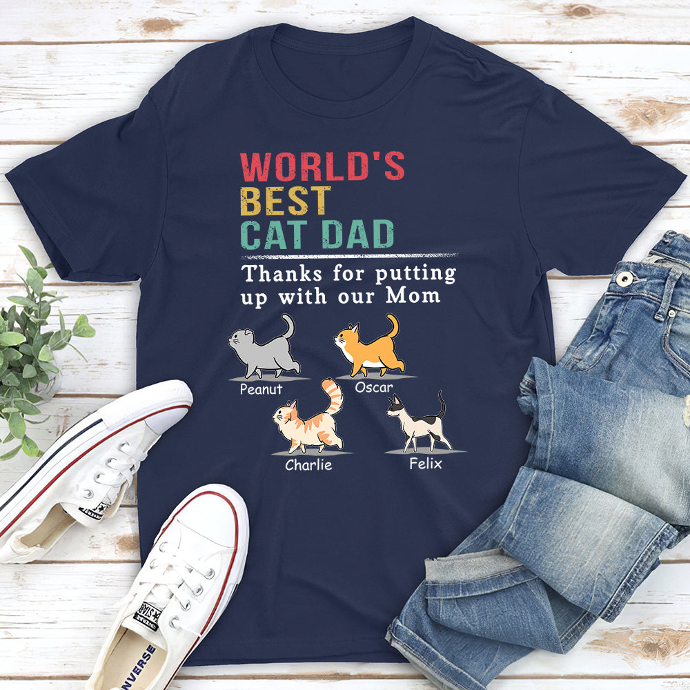 Personalized Custom Unisex Cat Mom T-shirt - A Perfect Gift for Pet Lovers