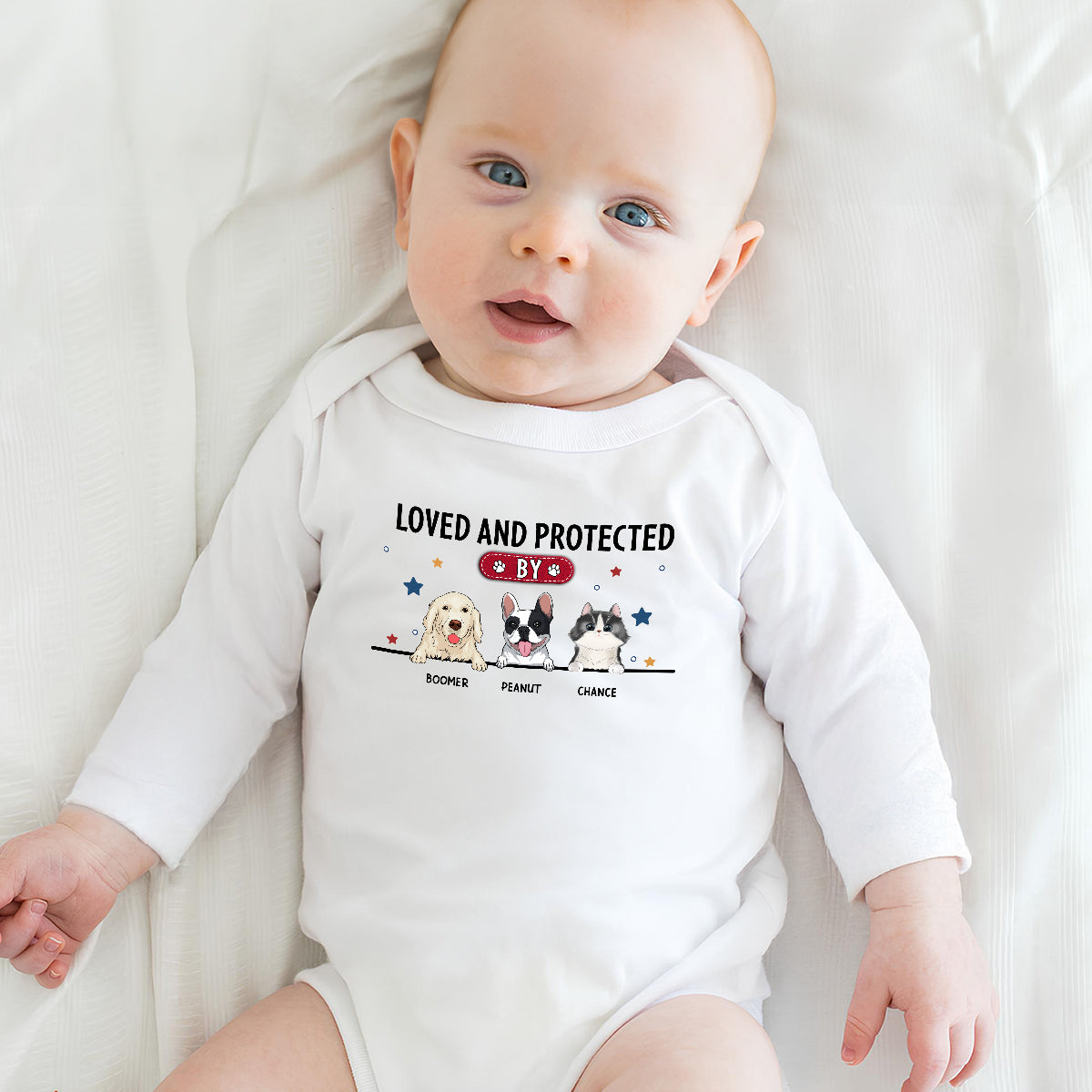 Personalized Long Sleeve Baby Onesie: A Symbol of Love and Protection for Your Little One