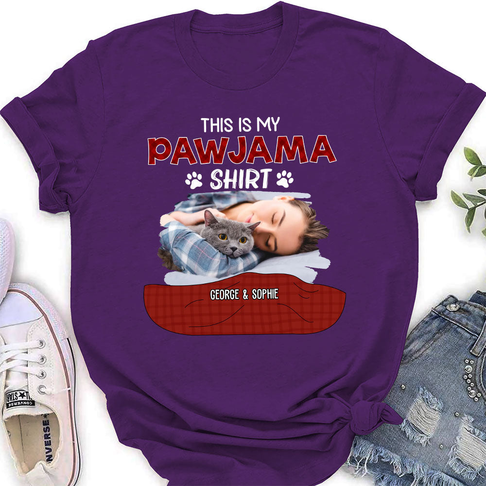Personalized Custom Women's Pajama-Style Photo T-shirt - Version 3