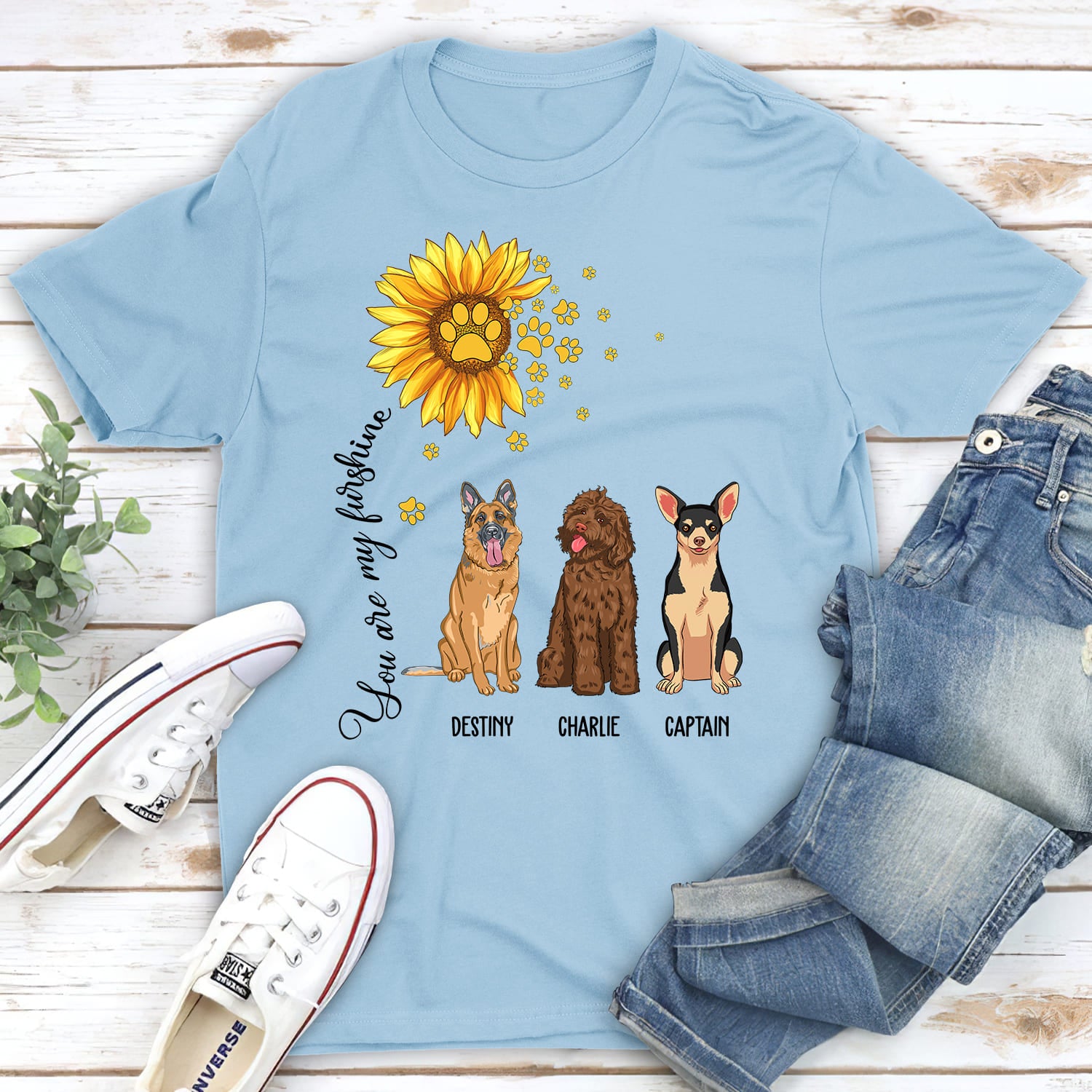 You Are My Furshine - Customizable Unisex Pet Lover T-shirt
