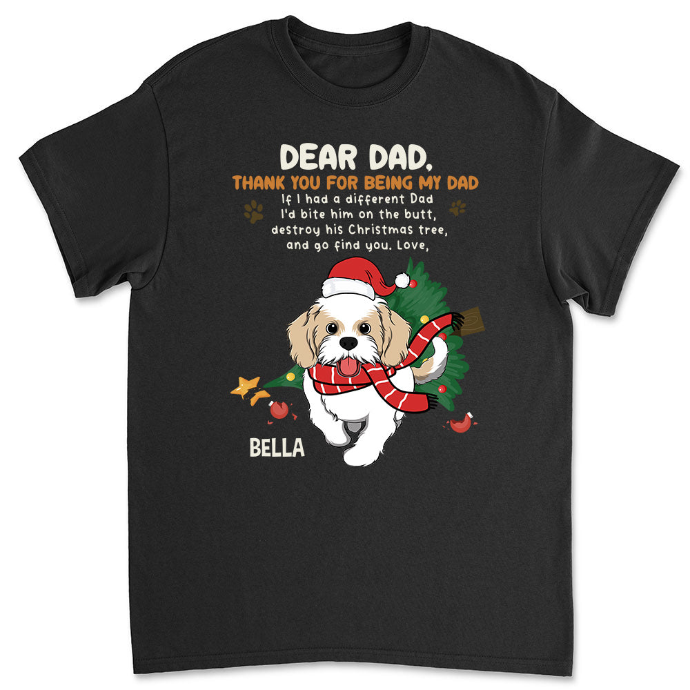Personalized Custom Unisex Thank You T-shirt for Dad and Mom - Ideal Gift