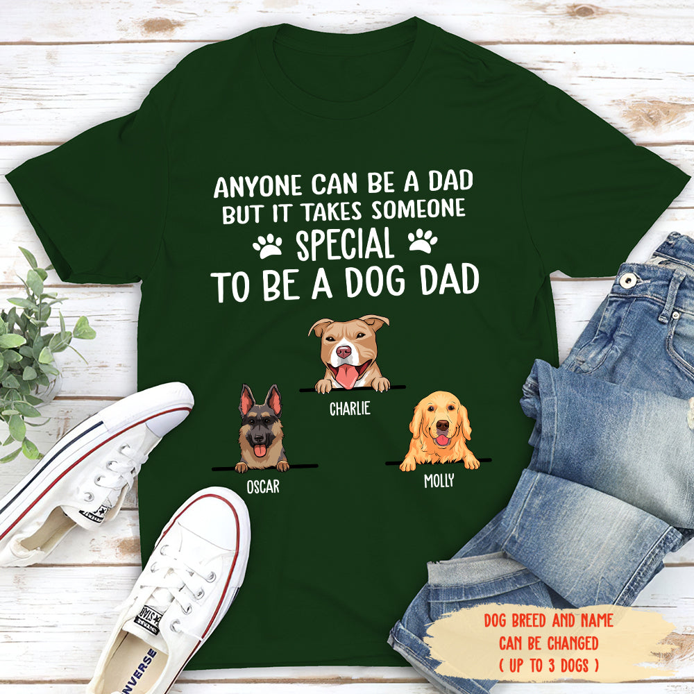 Personalized Custom Unisex Dog Dad Special T-shirt - Ideal Gift for Pet Lovers
