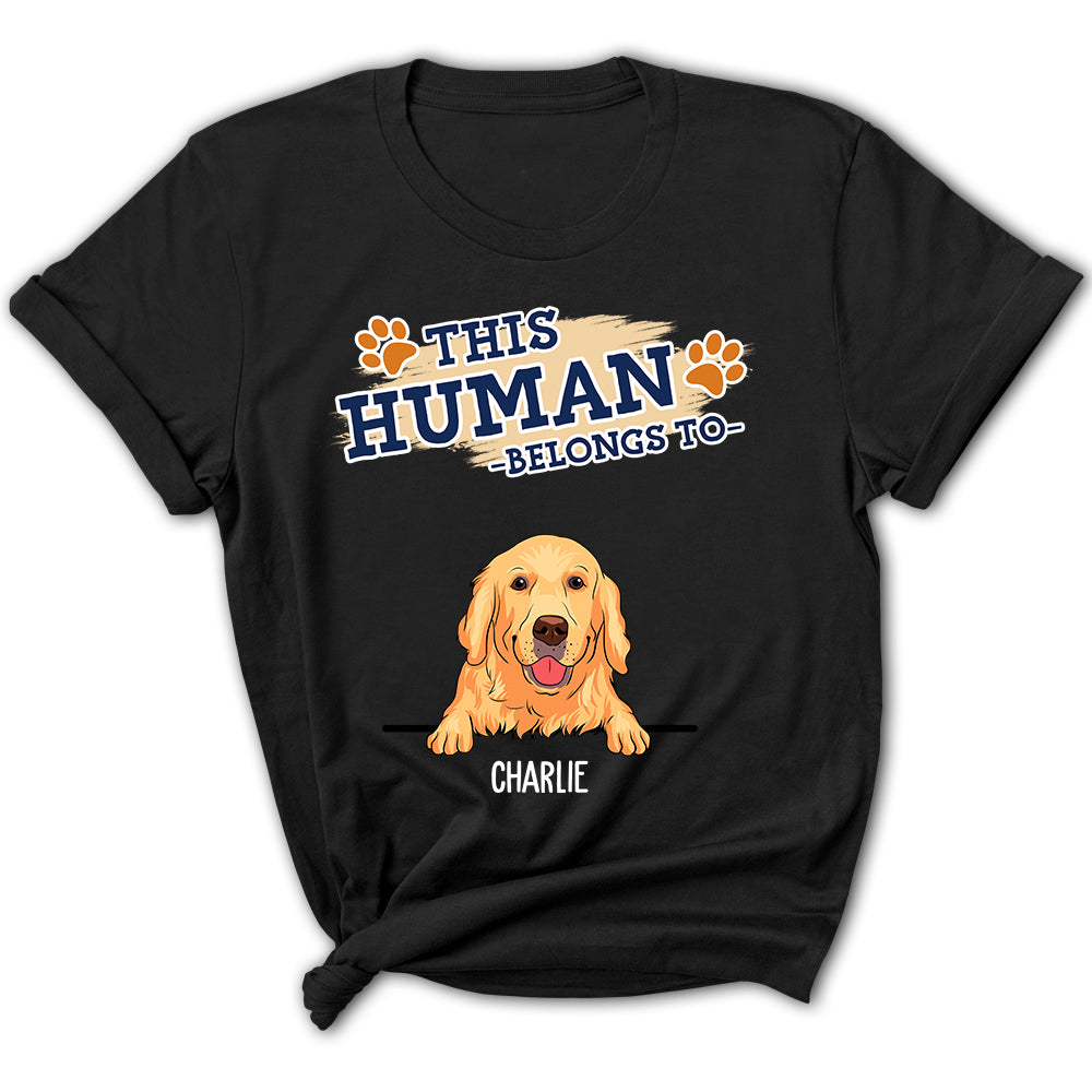 The Human 2 - Customizable Personalized Women's Pet Lover T-shirt
