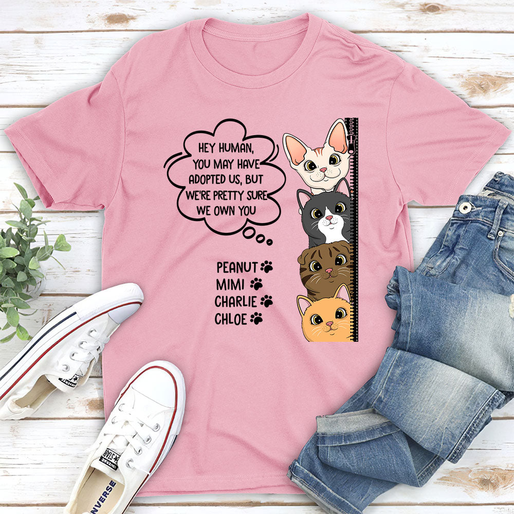 Personalized Custom Unisex 'I Own You' T-shirt - Ideal Gift for Pet Lovers