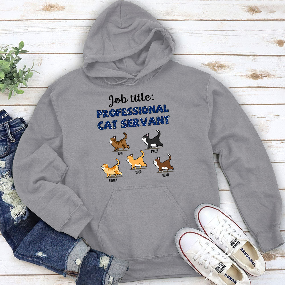 Customizable Professional Cat Servant Hoodie - Ideal Gift for Pet Lovers