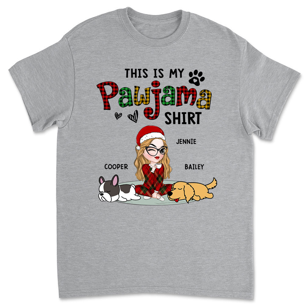Pawjama Shirt Version 2 - Customizable Unisex Personalized T-Shirt for Pet Lovers