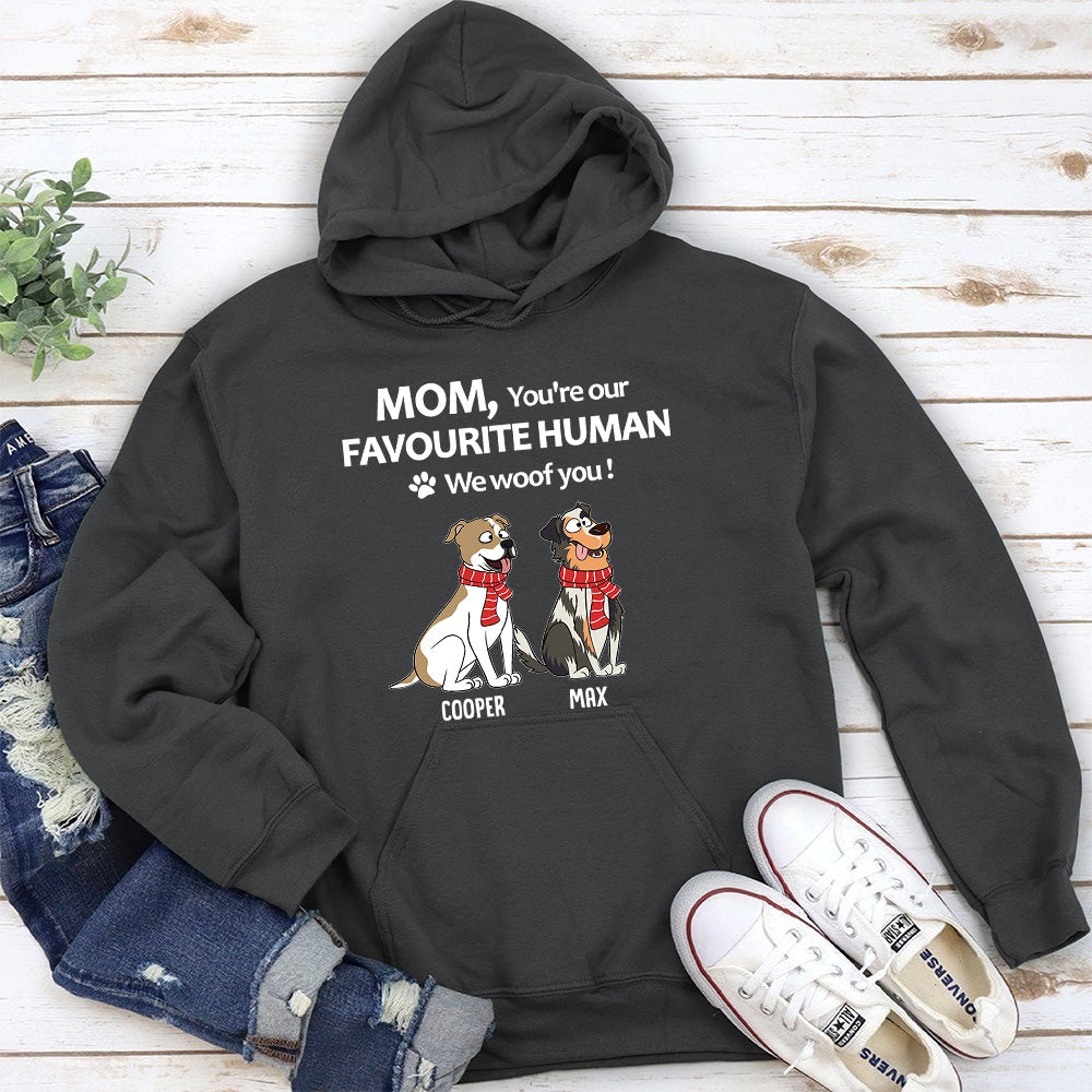 Personalized Custom 'To My Favourite Human' Hoodie - Ideal Gift for Pet Lovers
