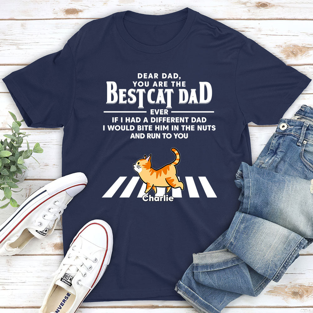 Personalized Unisex 'Cats Run To You' T-shirt - Ideal Gift for Pet Lovers