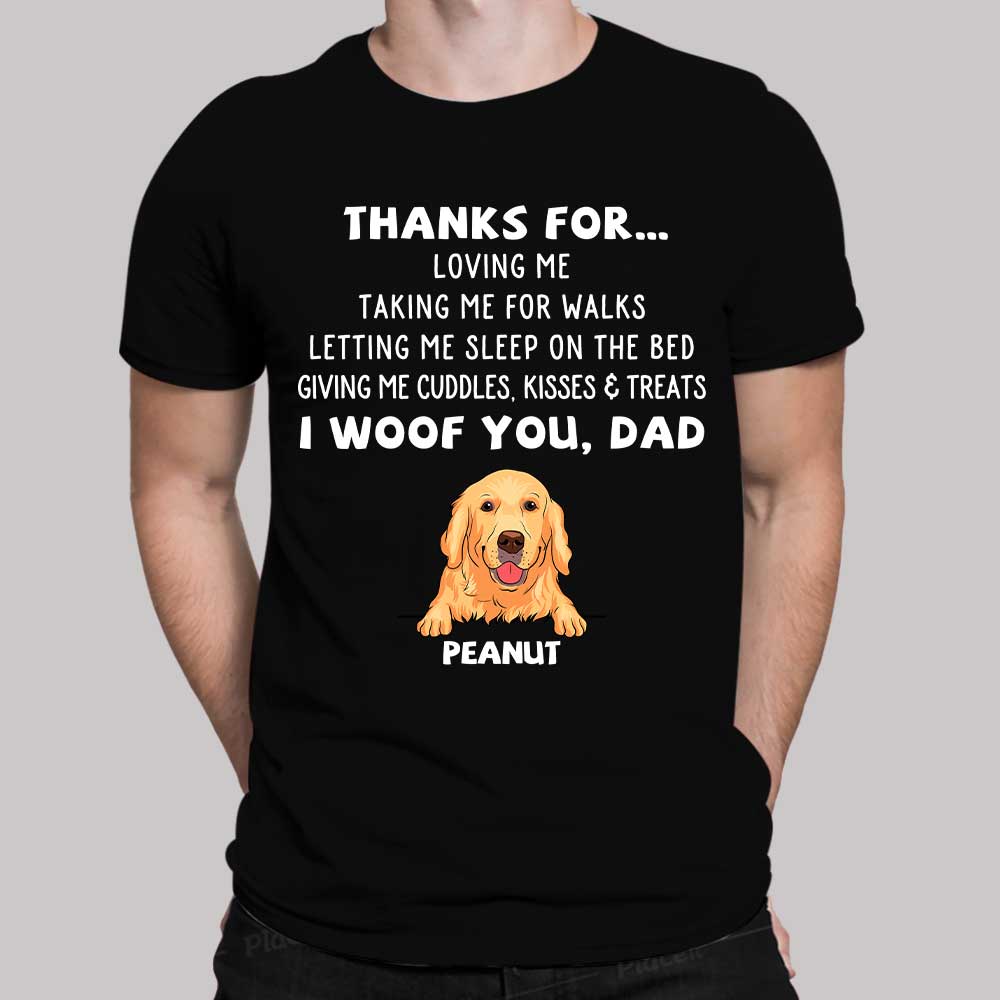 Customizable Unisex Dog Appreciation T-shirt - Personalized for Pet Lovers