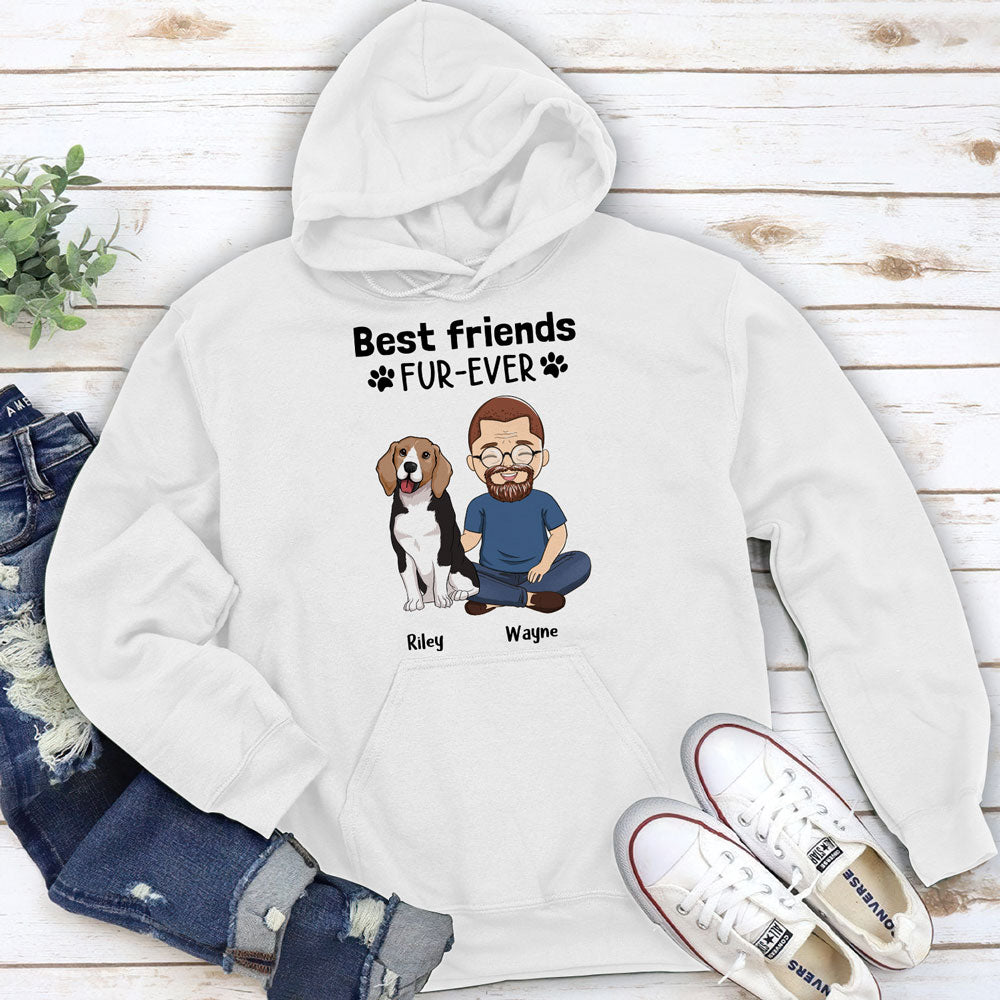 Fur-ever Best Friends Personalized Custom Hoodie - Ideal Gift for Pet Lovers