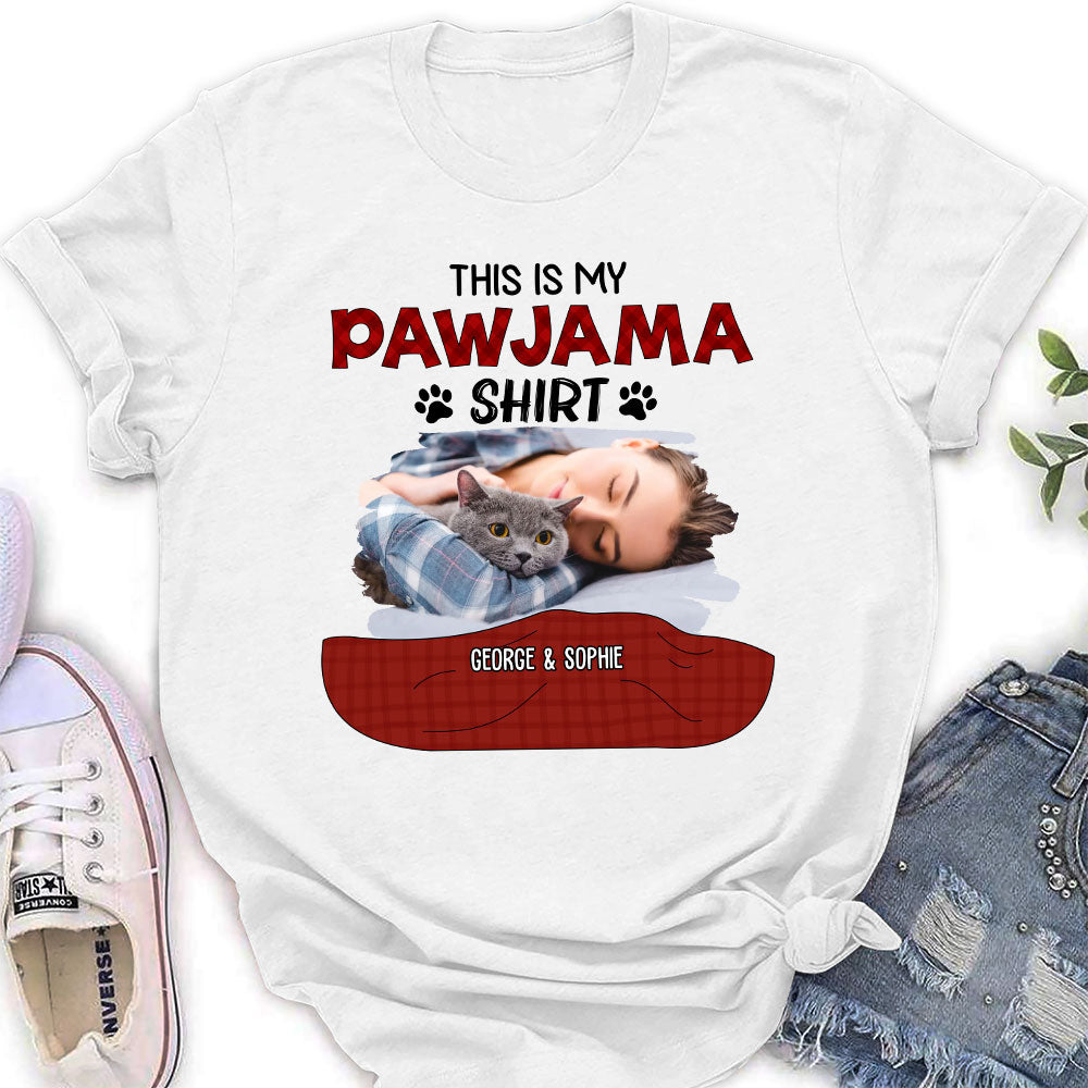 Personalized Custom Women's Pajama-Style Photo T-shirt - Version 3