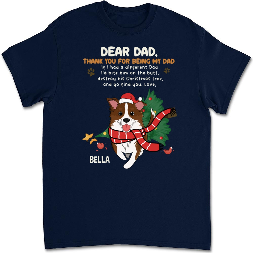 Personalized Custom Unisex Thank You T-shirt for Dad and Mom - Ideal Gift