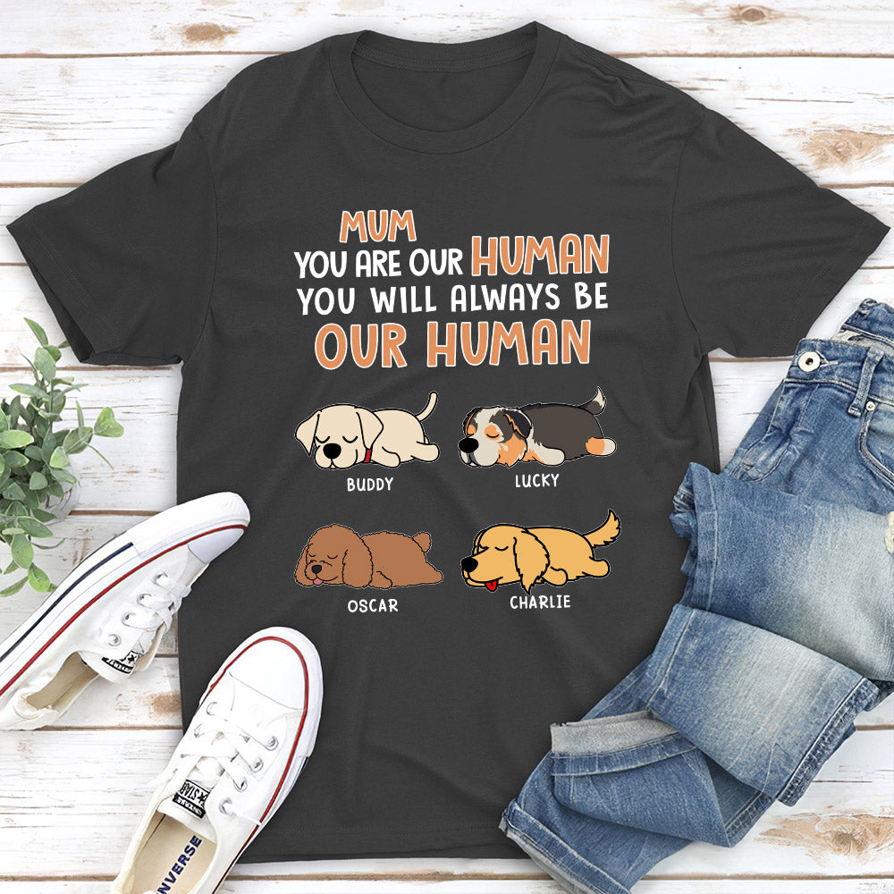 Be My Human - Customizable Unisex Personalized T - shirt for Pet Lovers