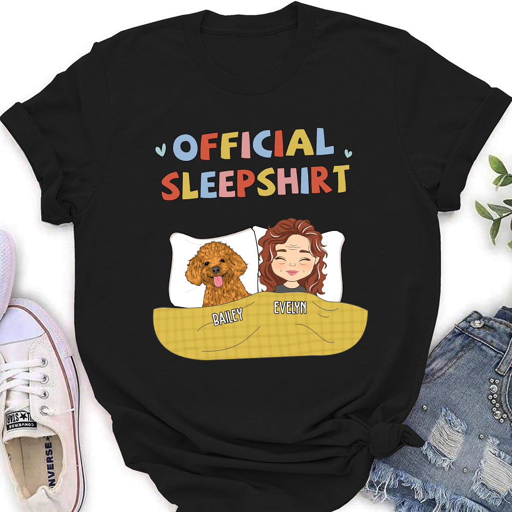Customizable Happy Sleepshirt - Personalized Women's Pet Lover T-shirt