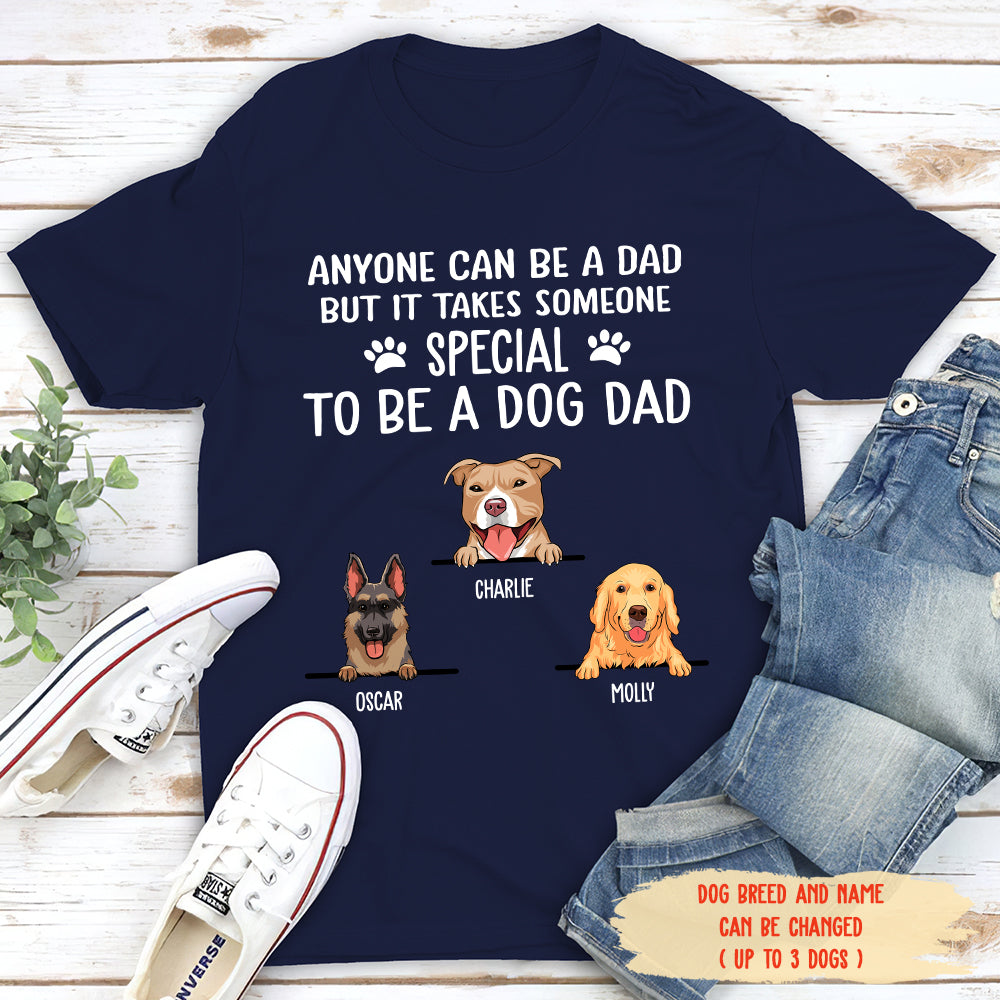 Personalized Custom Unisex Dog Dad Special T-shirt - Ideal Gift for Pet Lovers